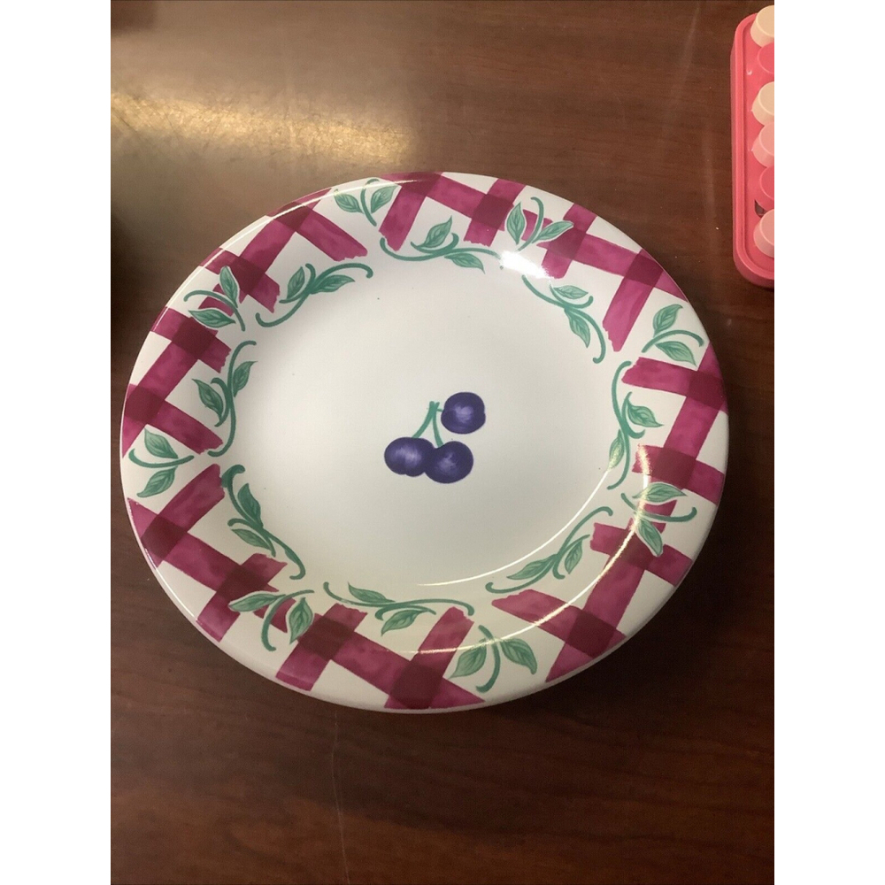 *DISCONTINUED Princess House Orchard Medley Salad Plate VG